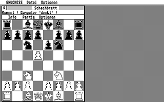 GnuChess atari screenshot